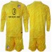Atletico Madrid Keeper Tredjedraktsett Barn 2024-25 Langermet (+ Korte bukser)